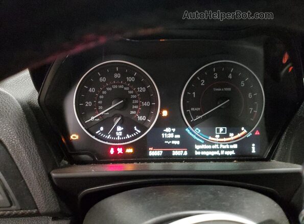 WBA1J7C5XGV359643 2016 BMW M2 Black Vista del cuadro de instrumentos