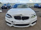 2016 Bmw M235xi White vin: WBA1J9C57GV695925