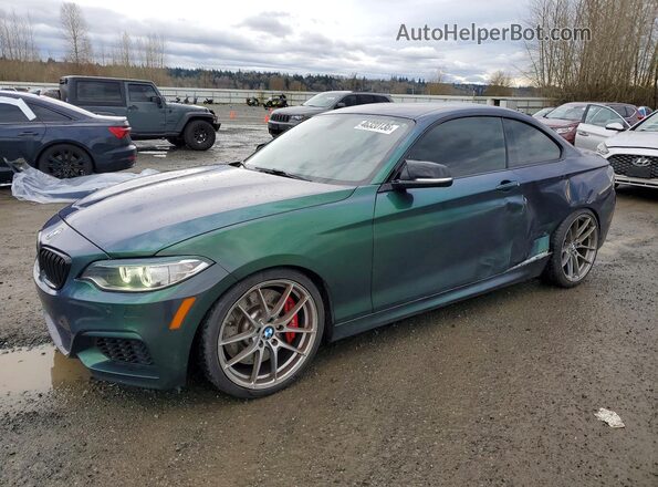 WBA1J9C58GV372032 2016 BMW M2 Green წინა მარცხენა ხედი სამი მეოთხედიდან