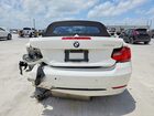 2016 Bmw 228 I Sulev Белый vin: WBA1K9C52GV322644