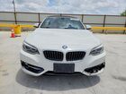 2016 Bmw 228 I Sulev Белый vin: WBA1K9C52GV322644