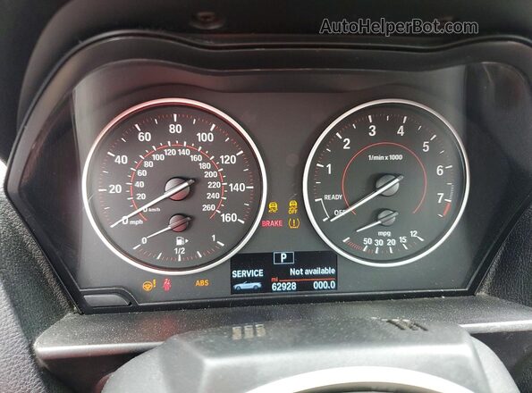 WBA1L9C56GV324314 2016 BMW OTHER Черный Вид щитка приборов