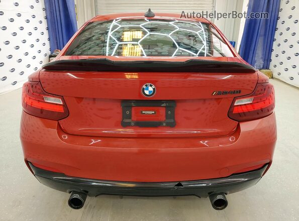 WBA2G1C52HV638893 2017 BMW M2 Red Vista trasera