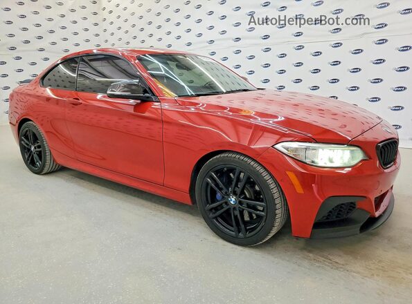 WBA2G1C52HV638893 2017 BMW M2 Red Delantero derecho