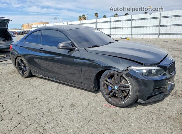 WBA2J7C50JVB28412 2018 BMW M2 Черный Передняя правая четверть