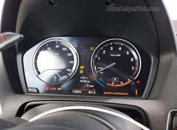 WBA2J7C50JVB28412 2018 BMW M2 Черный Вид щитка приборов