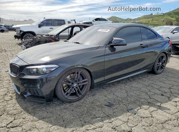 WBA2J7C50JVB28412 2018 BMW M2 Черный Передняя левая четверть