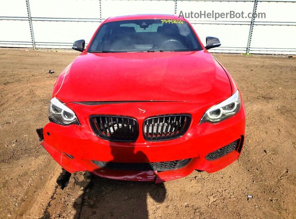 WBA2J7C53JVD60552 2018 BMW M2 Red Front view