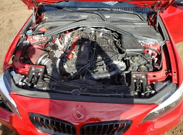 WBA2J7C53JVD60552 2018 BMW M2 Red Rear interior view