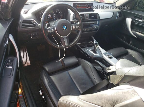 WBA2J7C53JVD60552 2018 BMW M2 Red Dashboard view