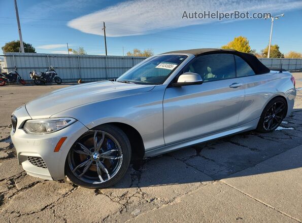 WBA2L3C32HV667882 2017 BMW M2 Silver წინა მარცხენა ხედი სამი მეოთხედიდან