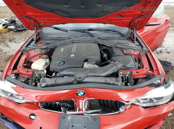 WBA3R5C59GK371192 2016 BMW OTHER Красный Вид задней части салона