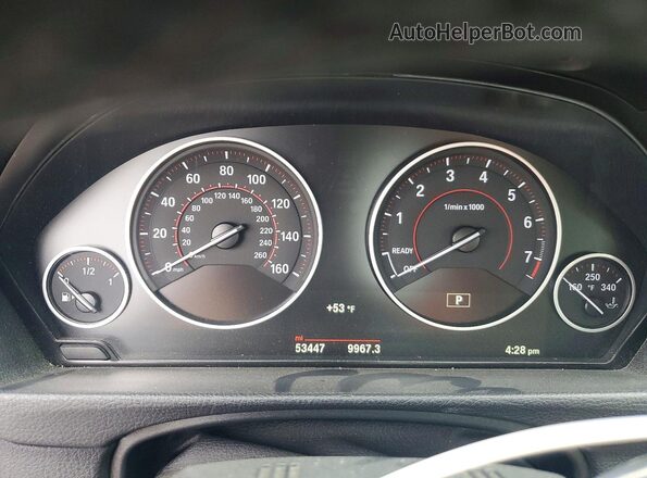 WBA3T3C5XG5A42203 2016 BMW OTHER Белый Вид щитка приборов