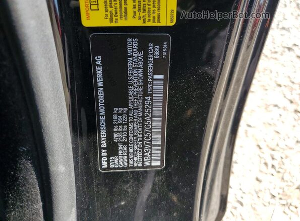 WBA3V7C57G5A25294 2016 BMW OTHER Черный Вид подкапотного пространства
