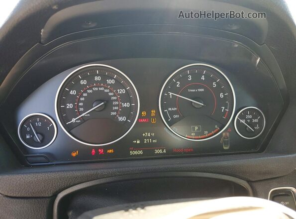 WBA3V7C57G5A26056 2016 BMW OTHER Blue Widok zestawu wskaźników