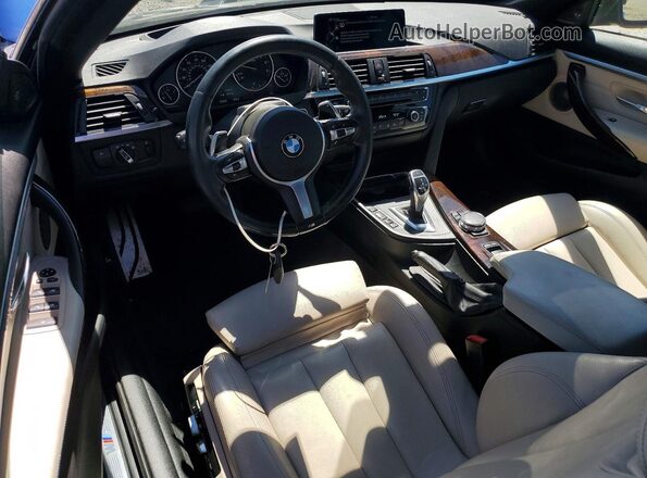 WBA3V7C57G5A26056 2016 BMW OTHER Blue Widok deski rozdzielczej