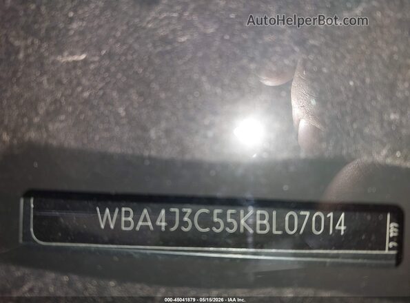 WBA4J3C55KBL07014 2019 BMW OTHER Black Vista del compartimento del motor