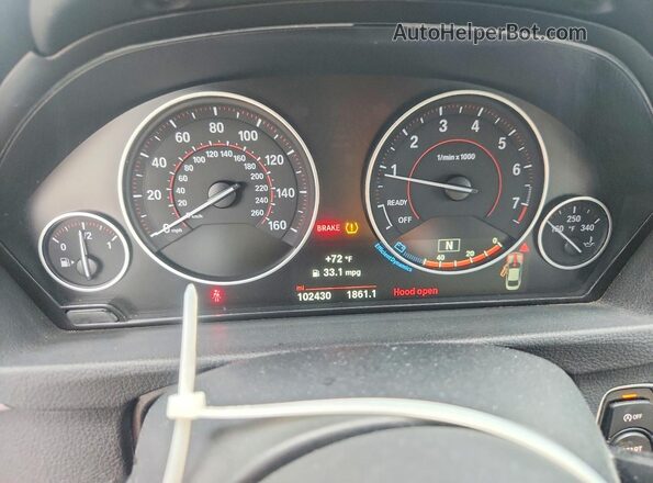 WBA4R7C38HK896101 2017 BMW OTHER Silver Вид щитка приладів