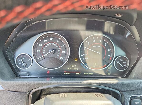 WBA4U7C52H5H19075 2017 BMW OTHER Черный Вид щитка приборов