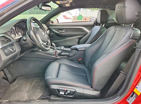 WBA4W7C51JAD29091 2018 BMW OTHER Красный Вид салона спереди
