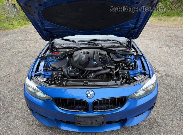 WBA4W9C04LAG89989 2020 BMW OTHER Blue Widok wnętrza z przodu