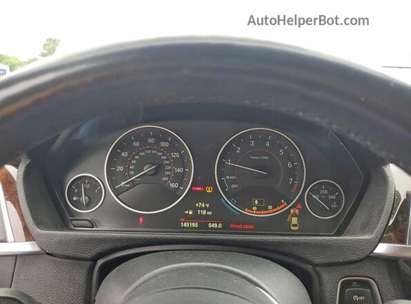 WBA4W9C51JAF93889 2018 BMW OTHER Gray Widok zestawu wskaźników