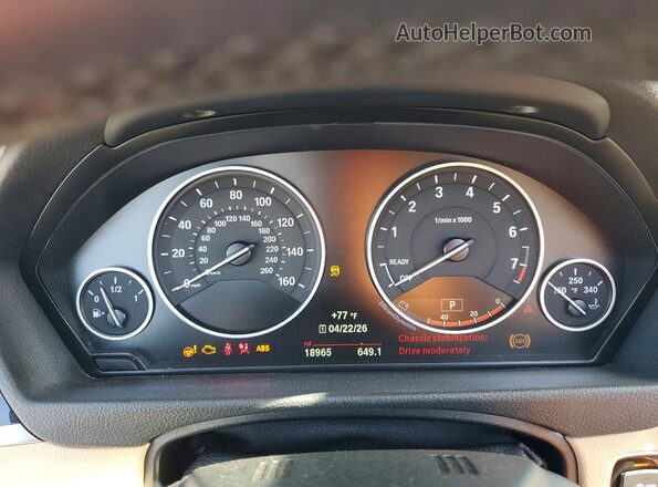 WBA4Z1C50JEC71200 2018 BMW OTHER Красный Вид щитка приборов
