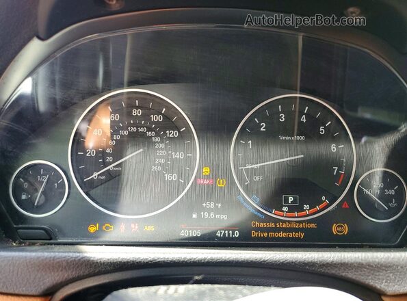 WBA4Z1C56JEC71850 2018 BMW OTHER White Widok zestawu wskaźników