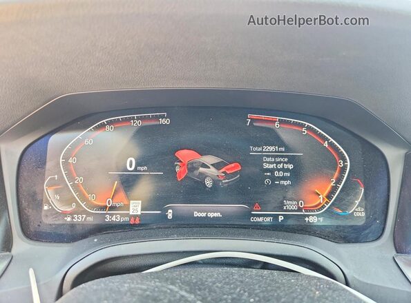 WBA53AP02MCG45942 2021 BMW OTHER Белый Вид щитка приборов