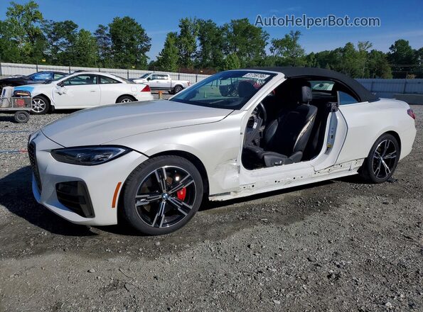 WBA53AT01NCJ15062 2022 BMW M4 White Vista tres cuartos delantera izquierda