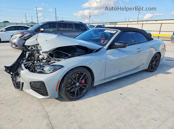 WBA53AT01RCP90139 2024 BMW M4 Gray Передня ліва чверть