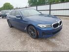 2021 Bmw 530i   Blue vin: WBA53BH03MCF18296