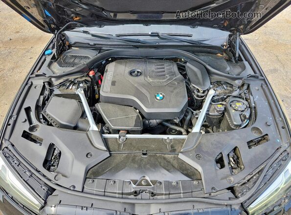 WBA53BH04MCF88101 2021 BMW 5 SERIES Black Widok tylnych siedzeń