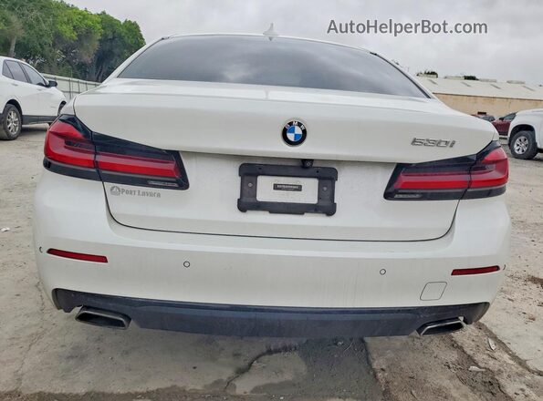 WBA53BH04MWW98271 2021 BMW 5 SERIES Белый Вид сзади