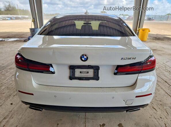 WBA53BH07PCM01550 2023 BMW 5 SERIES Белый Вид сзади