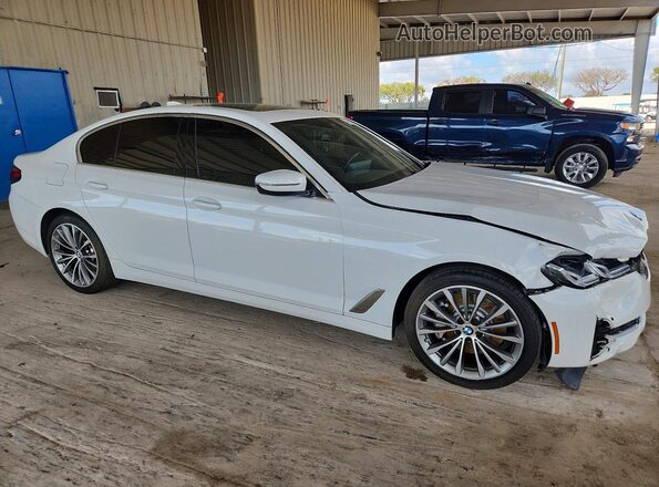 WBA53BH07PCM01550 2023 BMW 5 SERIES Белый Передняя правая четверть