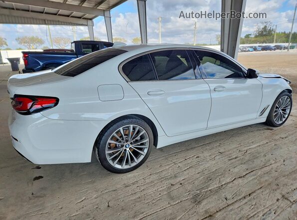WBA53BH07PCM01550 2023 BMW 5 SERIES Белый Задняя правая четверть