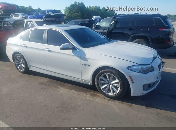 WBA5A5C52GD528498 2016 BMW 5 SERIES White Передня права чверть