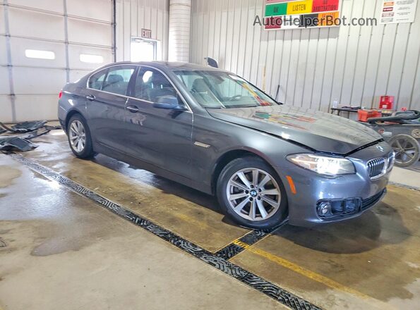 WBA5A7C51GG146716 2016 BMW 5 SERIES Серый Передняя правая четверть
