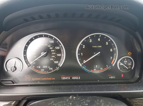 WBA5A7C52GG150936 2016 BMW OTHER Gray Widok zestawu wskaźników