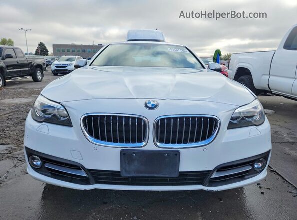 WBA5A7C5XGG643621 2016 BMW 5 SERIES White Widok z przodu