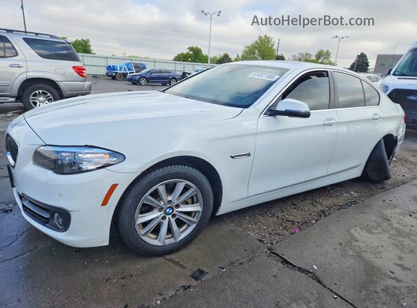 WBA5A7C5XGG643621 2016 BMW 5 SERIES White Przód lewy