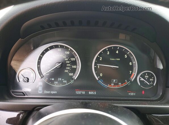 WBA5B3C59GD549723 2016 BMW 5 SERIES Black Vista del cuadro de instrumentos