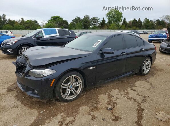WBA5B3C59GD549723 2016 BMW 5 SERIES Black Vista tres cuartos delantera izquierda