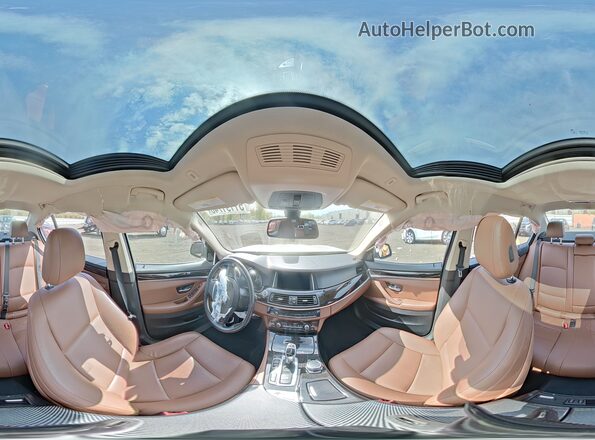 WBA5B3C59GG259822 2016 BMW 5 SERIES Белый Панорамный вид салона 360°