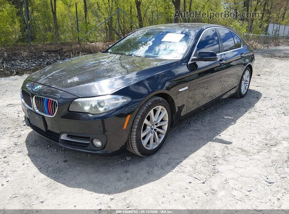 WBA5B3C5XGG252720 2016 BMW 5 SERIES Черный Передняя левая четверть