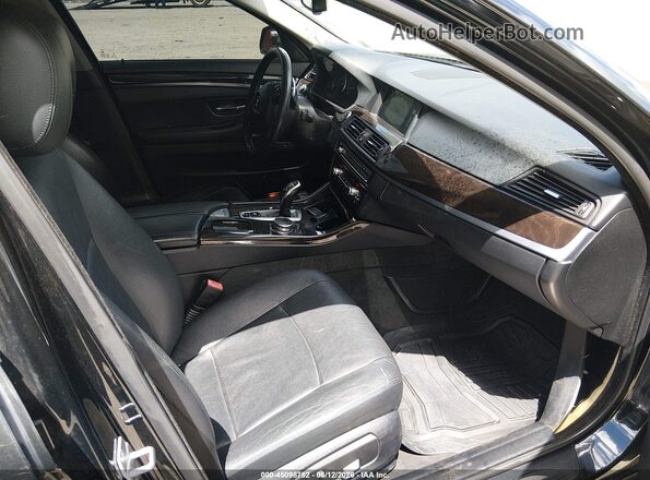WBA5B3C5XGG252720 2016 BMW 5 SERIES Черный Вид салона спереди