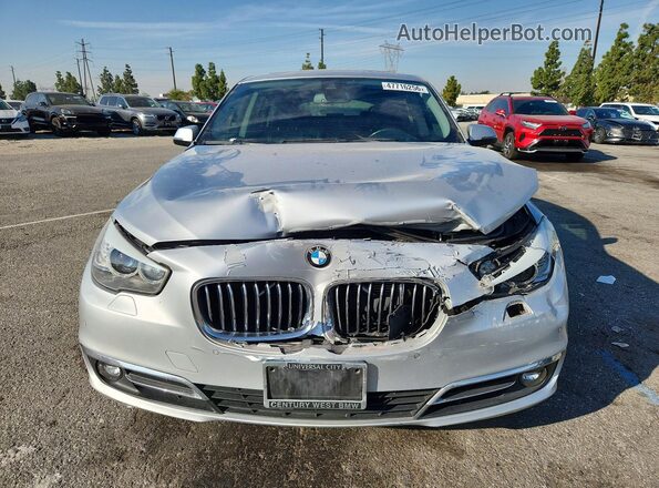 WBA5M2C52GGH99469 2016 BMW 5 SERIES Серебряный Вид спереди