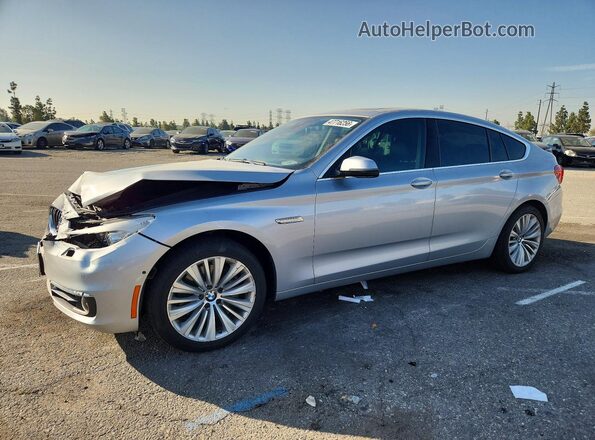 WBA5M2C52GGH99469 2016 BMW 5 SERIES Серебряный Передняя левая четверть