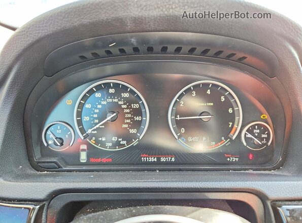 WBA5M2C52GGH99469 2016 BMW 5 SERIES Серебряный Вид щитка приборов